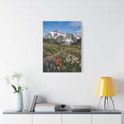 High Alpine Wildflower Meadow Wall Art & Canvas Print
