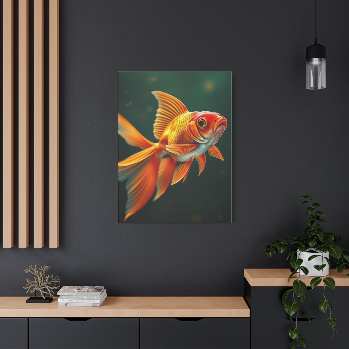 Goldfish Art Refined Canvas Wall Art & Canvas Print
