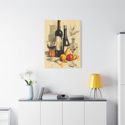 Minimalist Line Art Dining Still Life Wall Art & Canvas Print