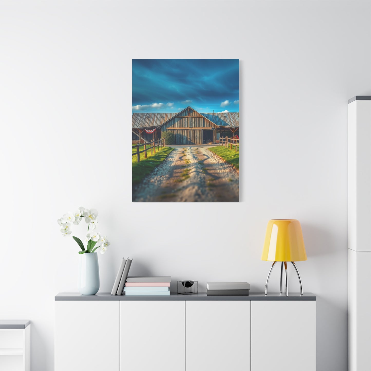 Classic Barnscape Exposition Wall Art & Canvas Print