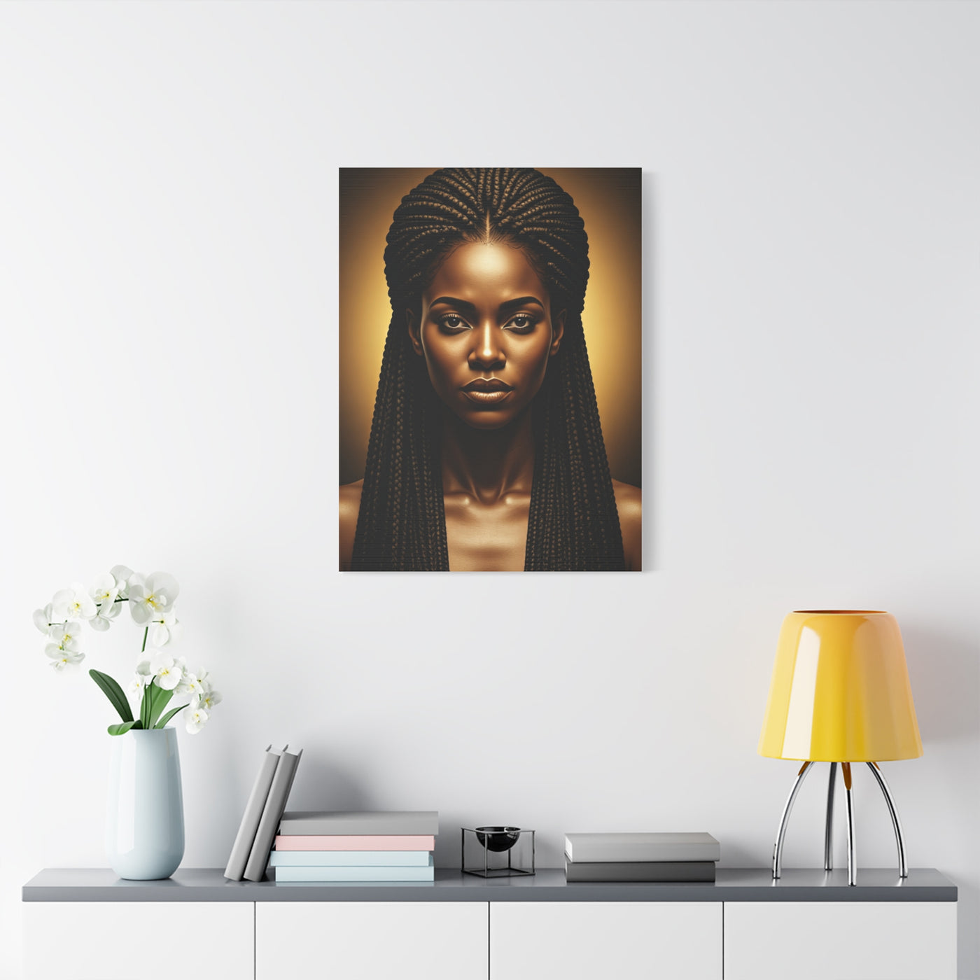 Radiant Braided Queen Portrait Wall Art & Canvas Prints