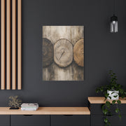 Natural Wood Grain Tree Rings Abstract Trees Wall Art & Canvas Print