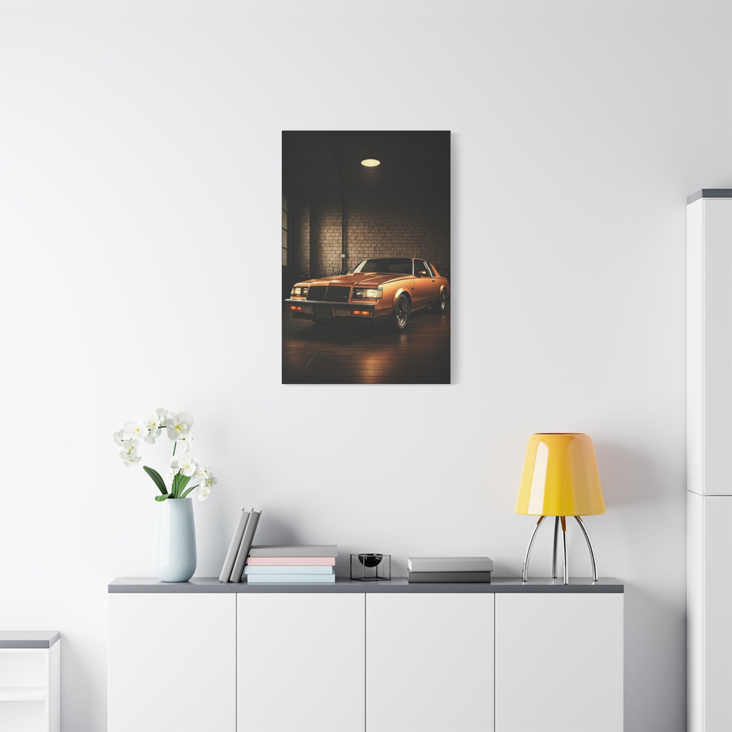 Classic Buick Regal Coupe in Heritage Garage Wall Art & Canvas