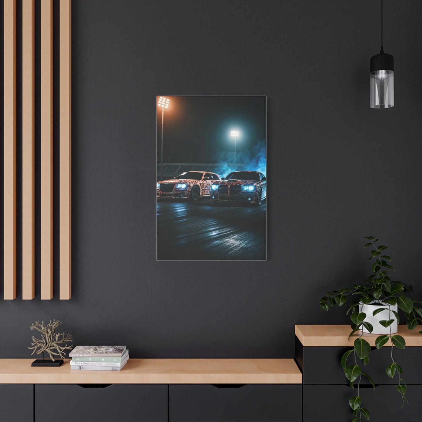 Twin Torque Launch Chrysler 300C SRT 8 vs Dodge Magnum Sleeper Wall Art & Canvas Prints