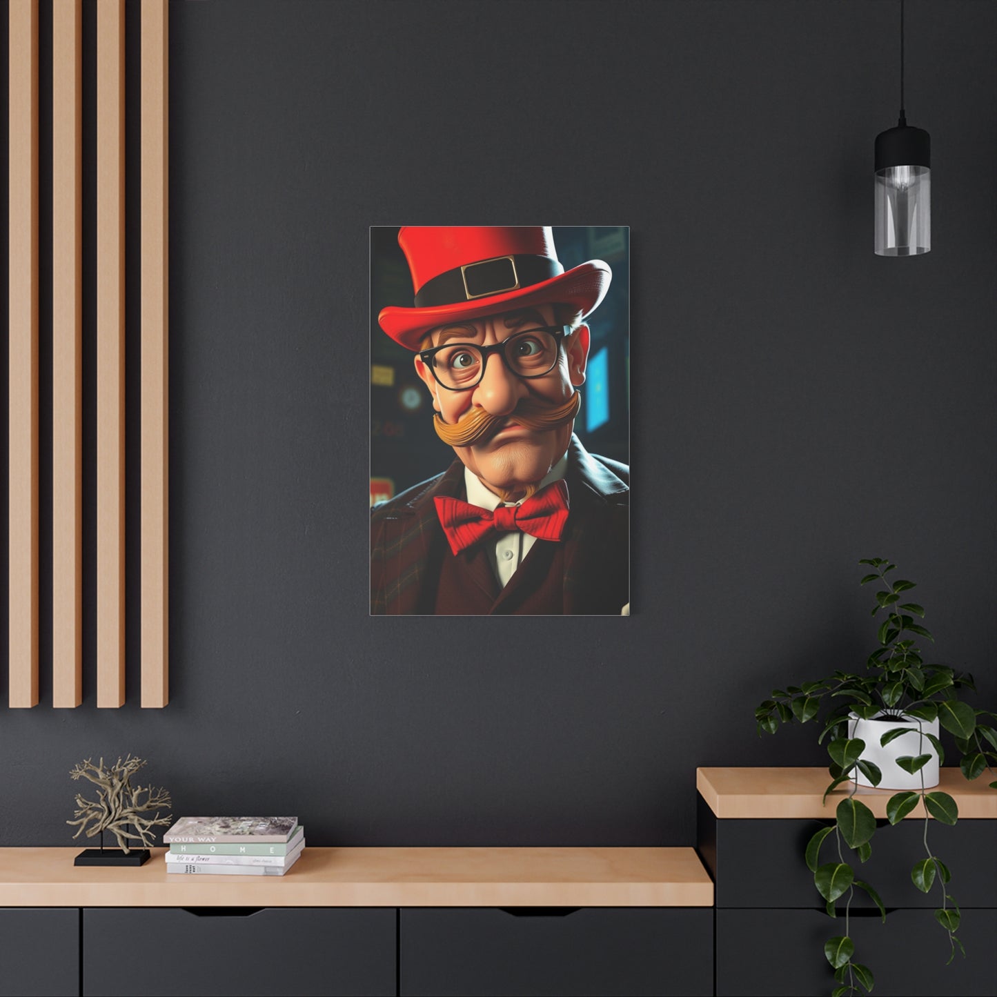 Rich Uncle Pennybags Art Refined Canvas Wall Art & Canvas Print