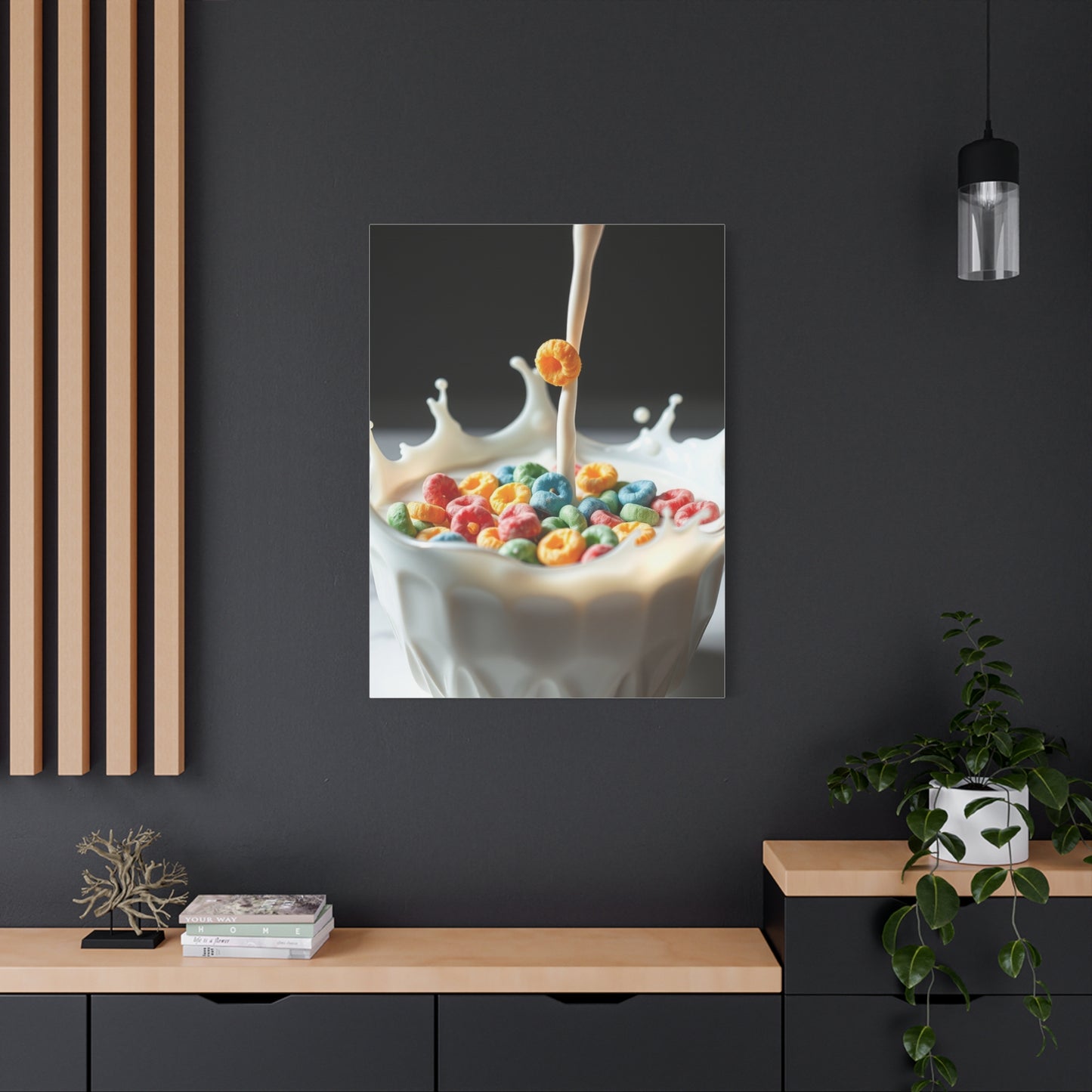 Gastronomic Milk Splendor Art Wall Art & Canvas Print