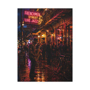Frenchmen Street Jazz Night Wall Art & Canvas Print