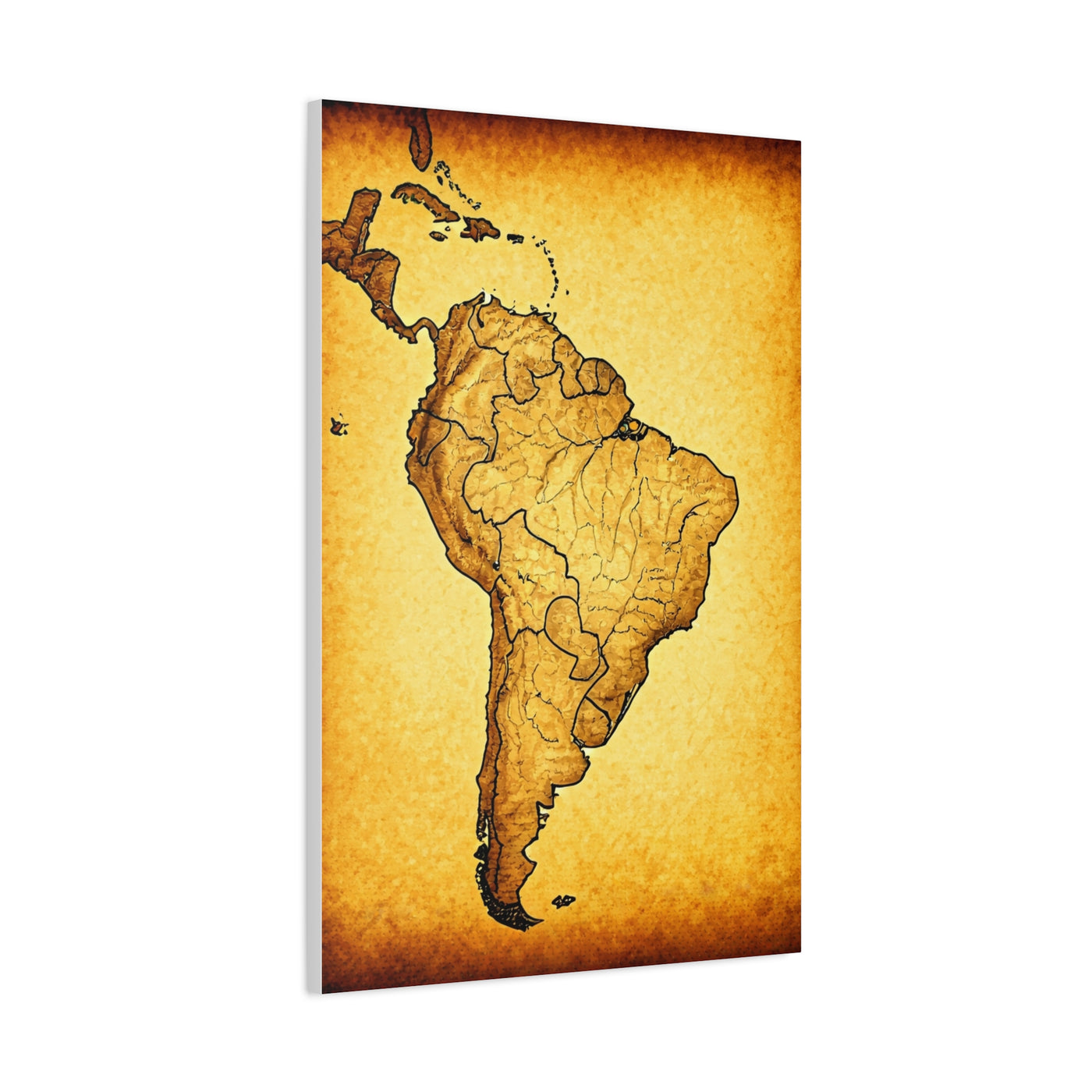 South America Vintage Cartography Poster Wall Art & Canvas Prints