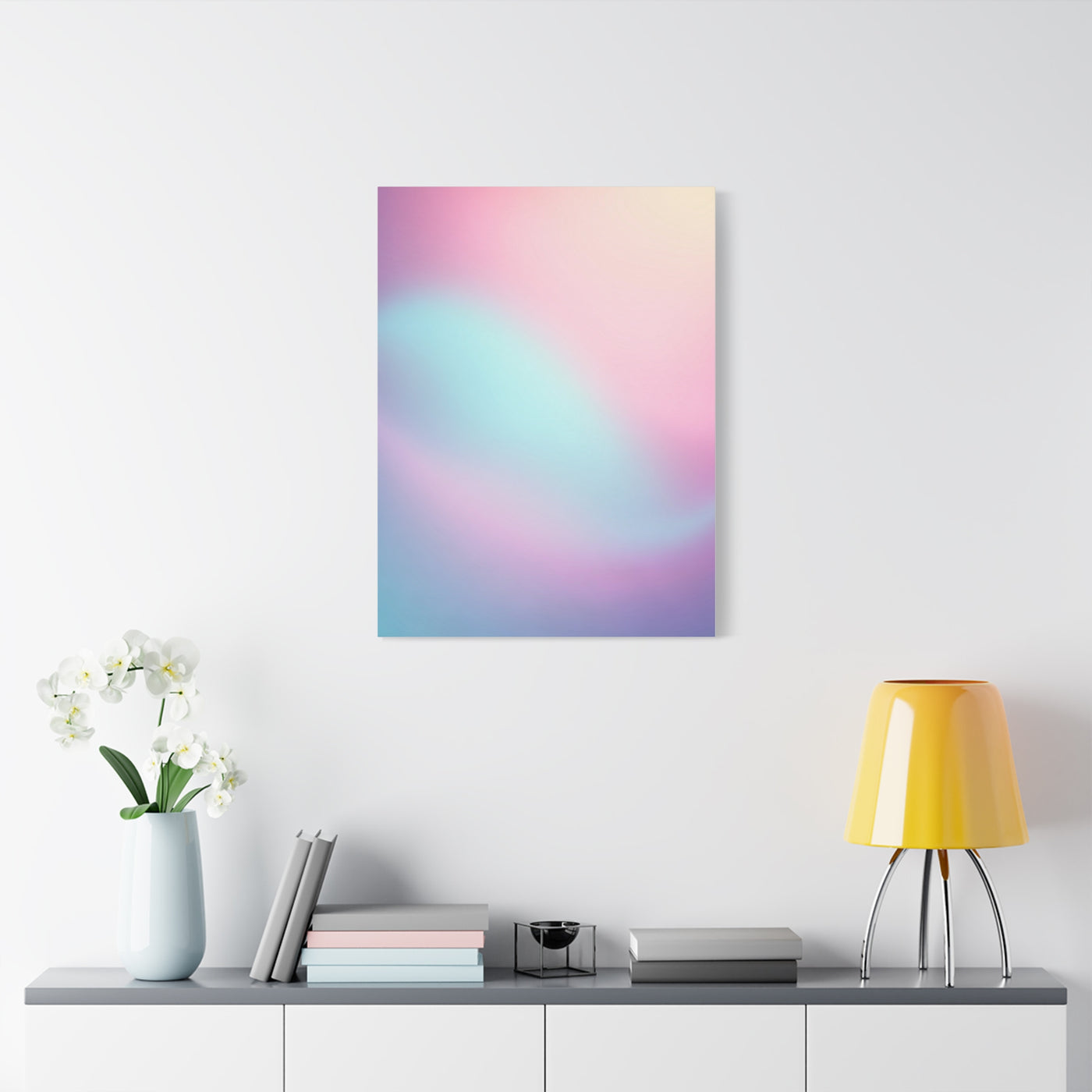 Ethereal Blush Gradient Wall Art & Canvas Prints