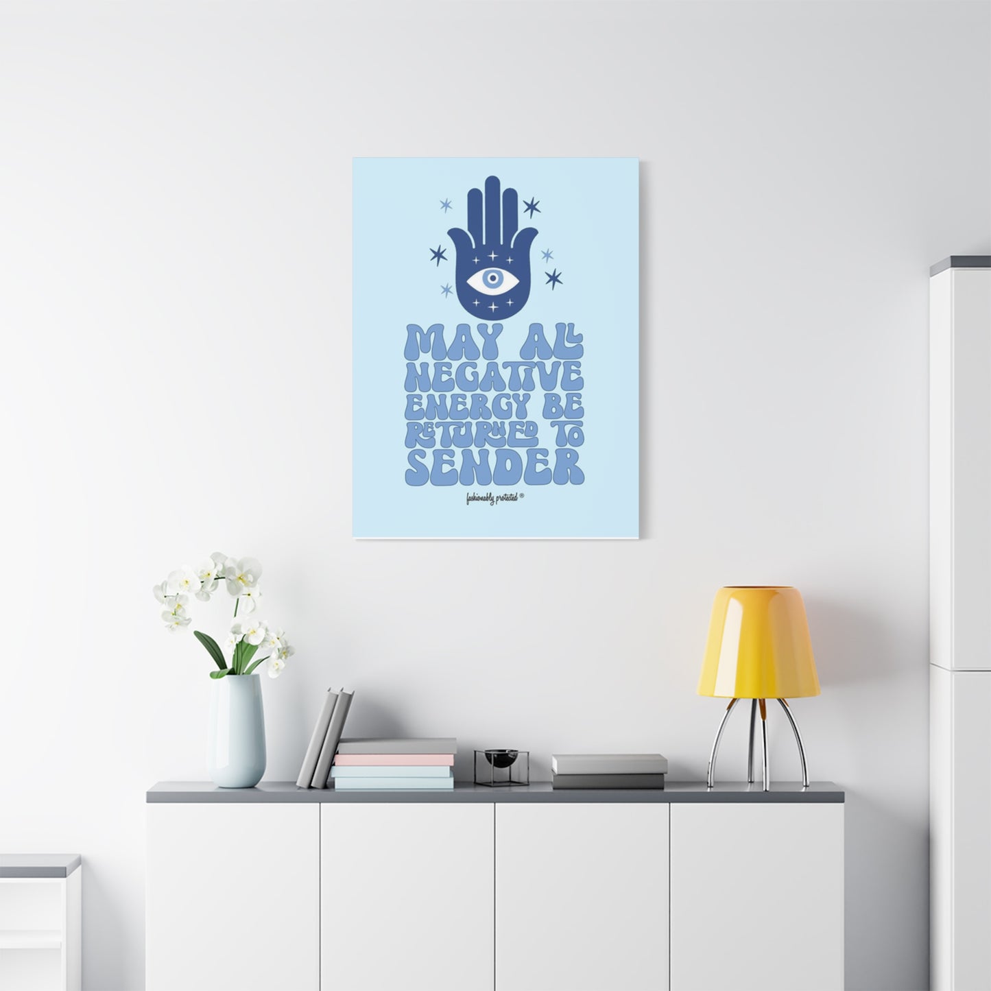 Return Negative Energy Wall Art & Canvas Prints