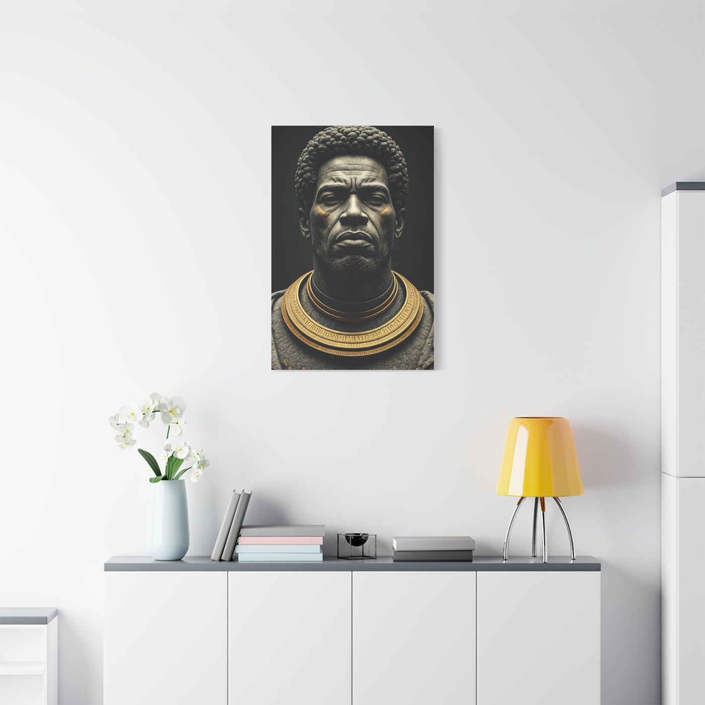 Stone Guardian Legacy Portrait Wall Art & Canvas Prints