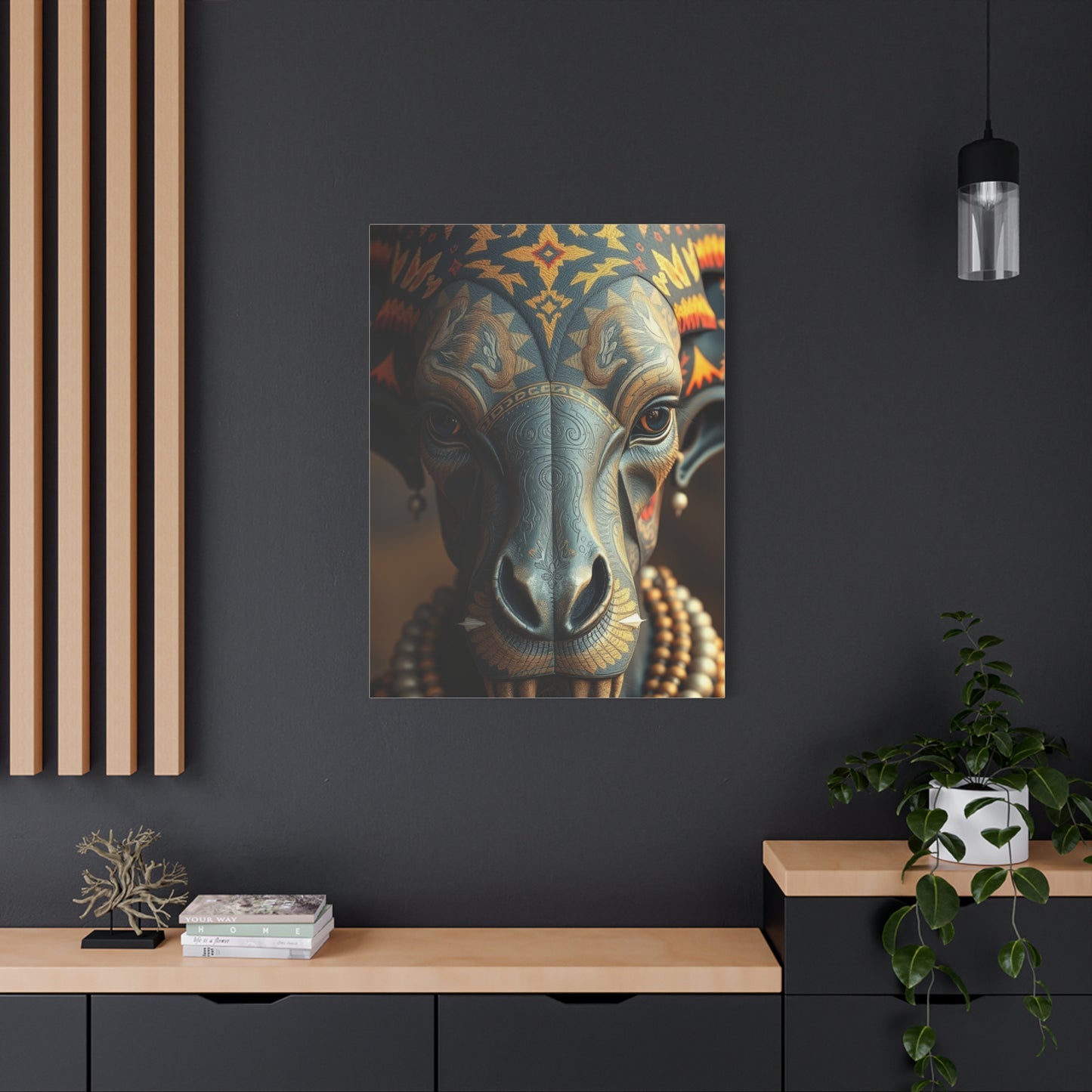 Opulent Sahara Silhouettes Canvas Wall Art & Canvas Print