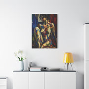 Expressionist Nude Color Field Wall Art & Canvas Print