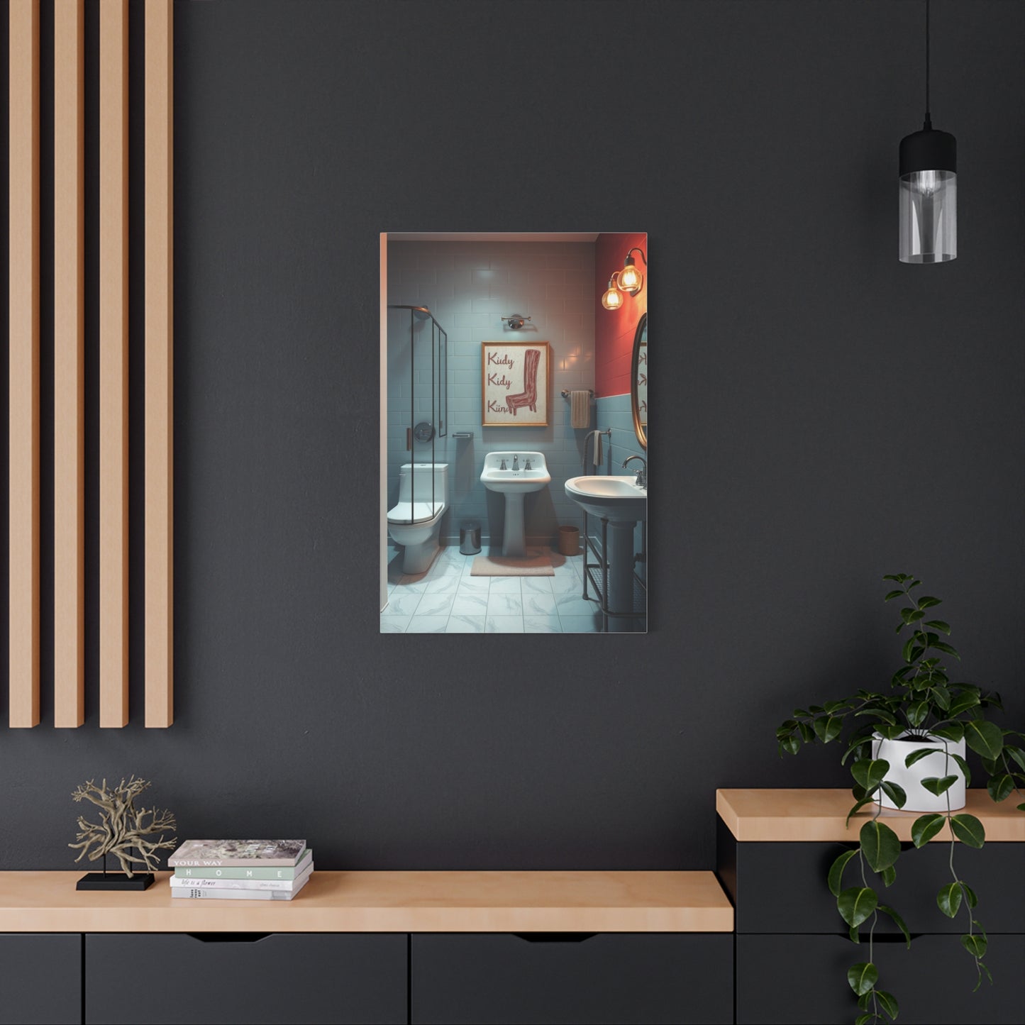 Kid’s Bathroom Art Refined Canvas Wall Art & Canvas Print