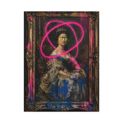 Graffiti Royal Portrait Rebellion Street Wall Art & Canvas Print