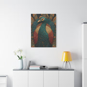Regal Peacock Ornamental Wall Art & Canvas Print
