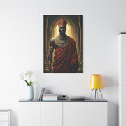 Royal Elder in Crimson Robe Wall Art & Canvas Prints