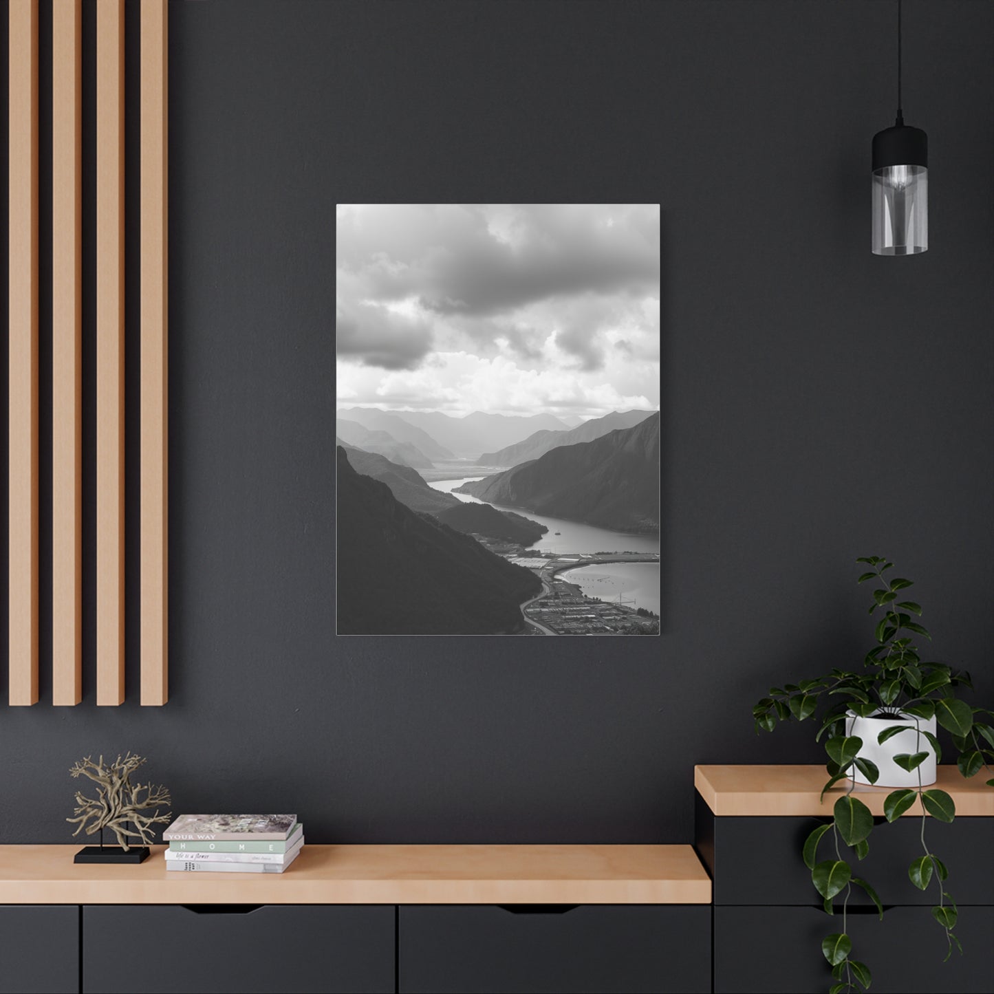 Black & White Scenic Landscapes Art Supreme Canvas Wall Art & Canvas Print