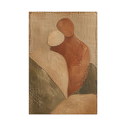 Minimal Abstract Embrace Romance Wall Art & Canvas Print
