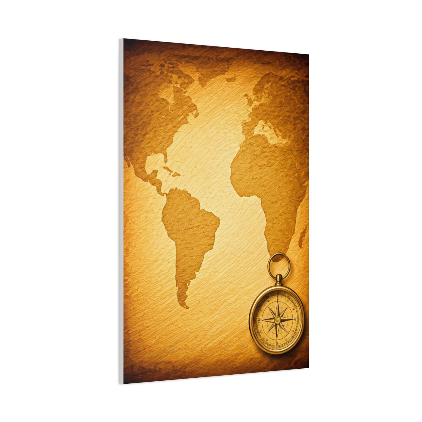 Compass Adventure World Map Wall Art & Canvas Prints