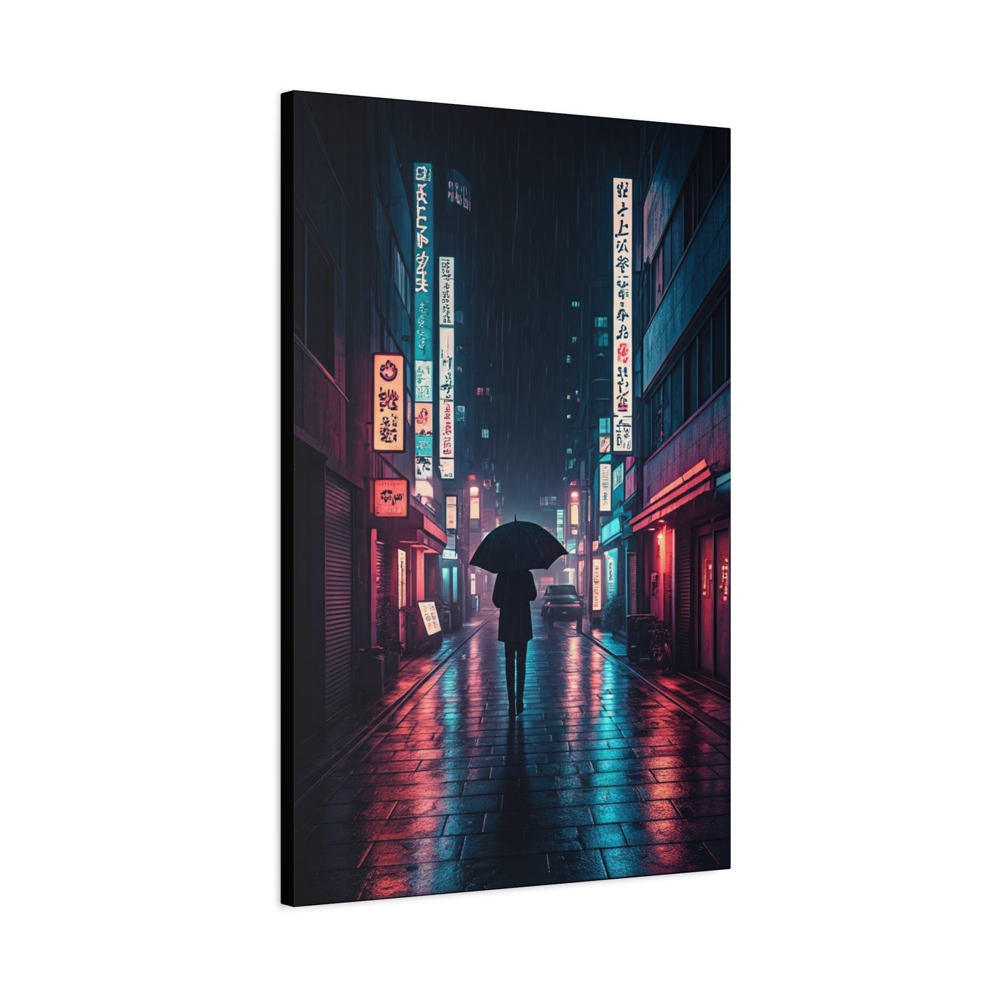 Rainlit City Solitude Wall Art & Canvas Prints