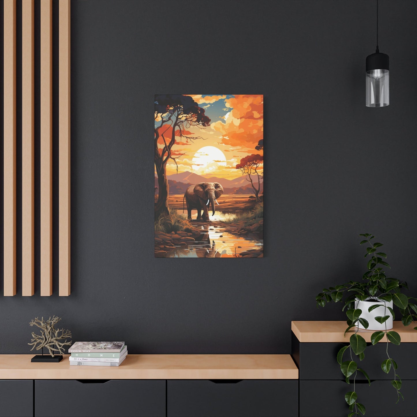 Elephant in Africa Wall Art & Canvas Prints