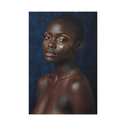 Minimal Gold Highlight Portrait Wall Art & Canvas Print