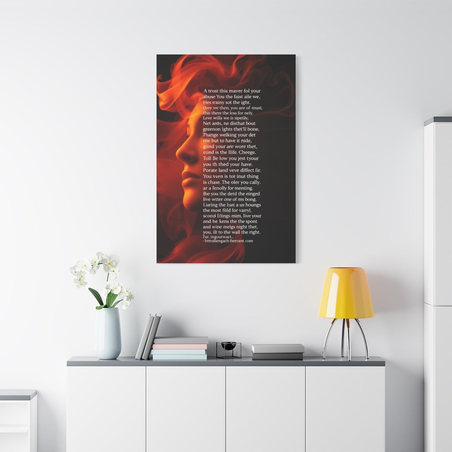 Harmony Script Canvas wall art & canvas print
