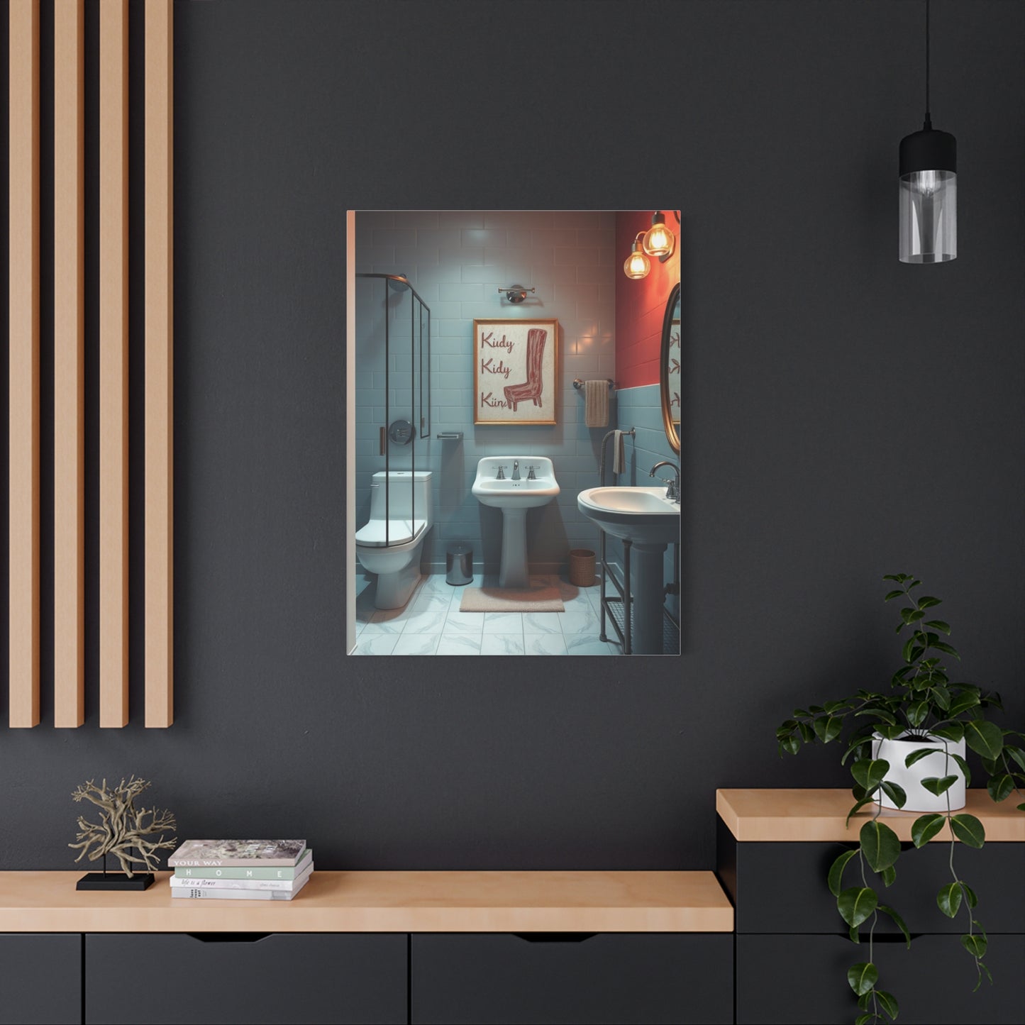 Kid’s Bathroom Art Refined Canvas Wall Art & Canvas Print