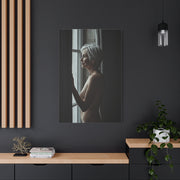 Mature Window Light Nude Study Wall Art & Canvas Print