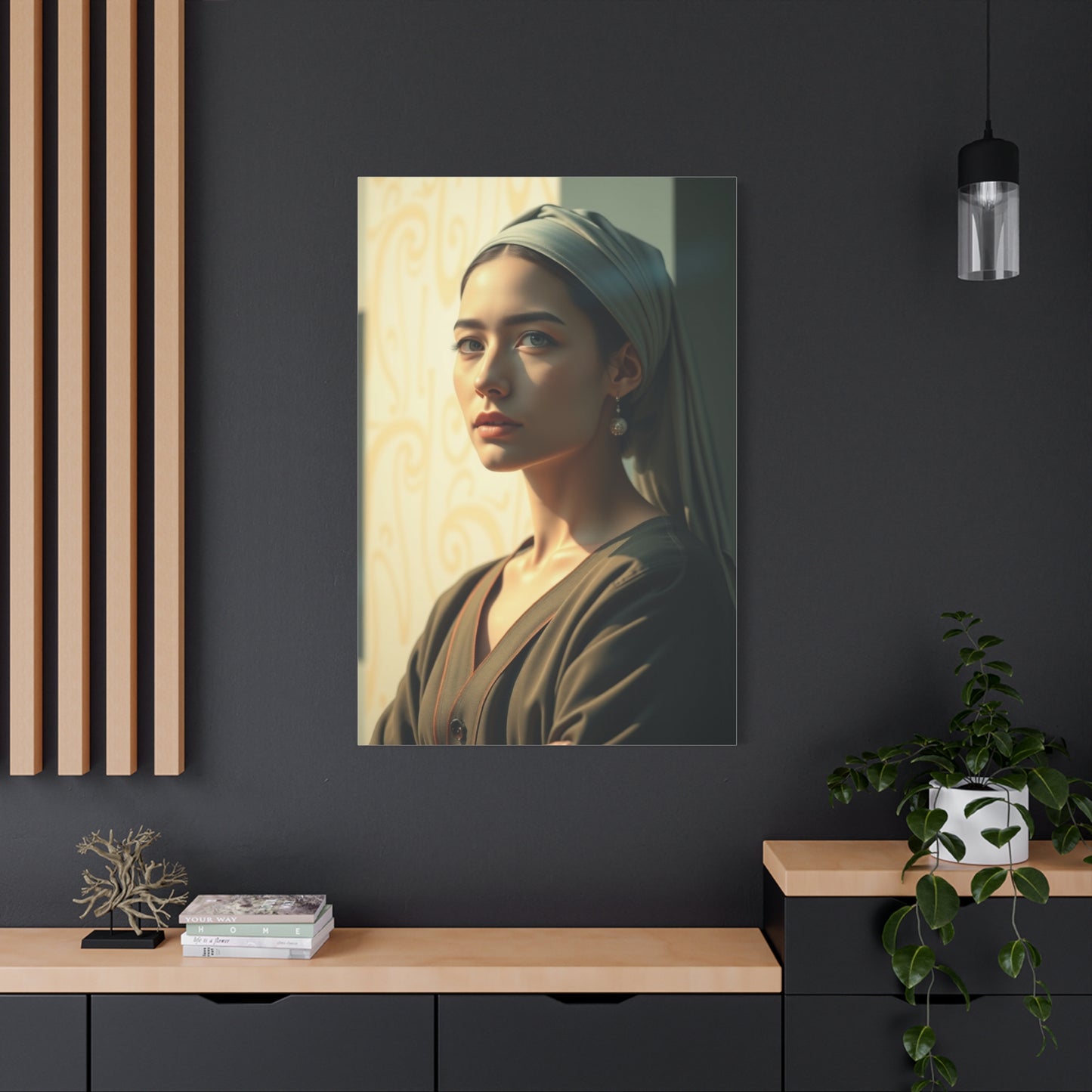 Opulent Nouveau Expression Wall Art & Canvas Print