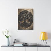 Metal Tree of Life Sculptural Relief Trees Wall Art & Canvas Print