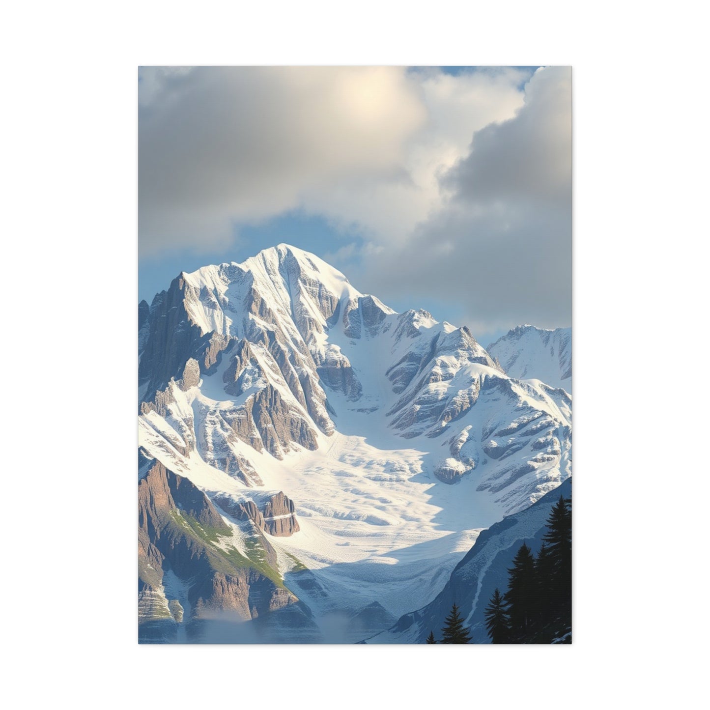 Elysian Peaks Canvas Wall Art & Canvas Print