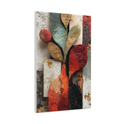 Sculptural Botanical Form Abstraction Wall Art & Canvas Print
