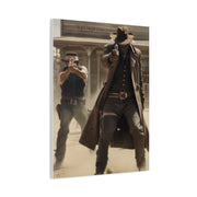 High Noon Gunslinger Showdown Wall Art & Canvas Print