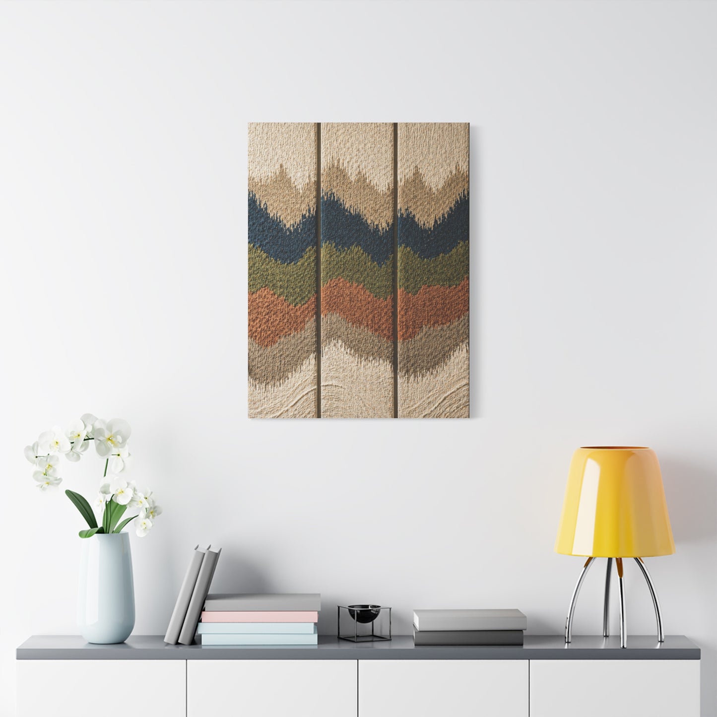 Layered Landscape Acoustic Texture Wall Art & Canvas Print