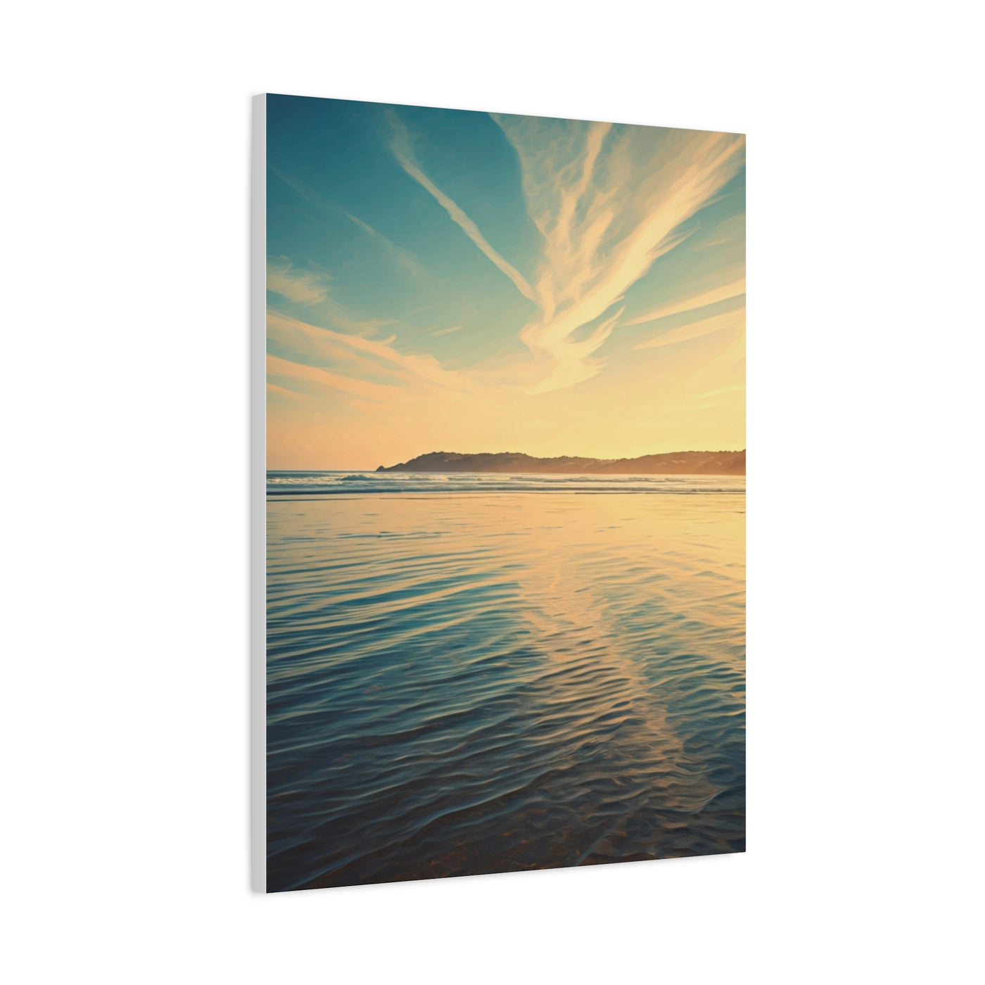 Sunset Reflection Coastal Waters Wall Art & Canvas Prints