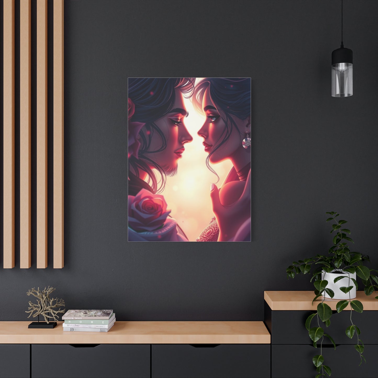 Soulful Embrace Canvas Wall Art & Canvas Print