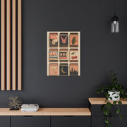 Retro Matchbox Romance Display Wall Art & Canvas Print