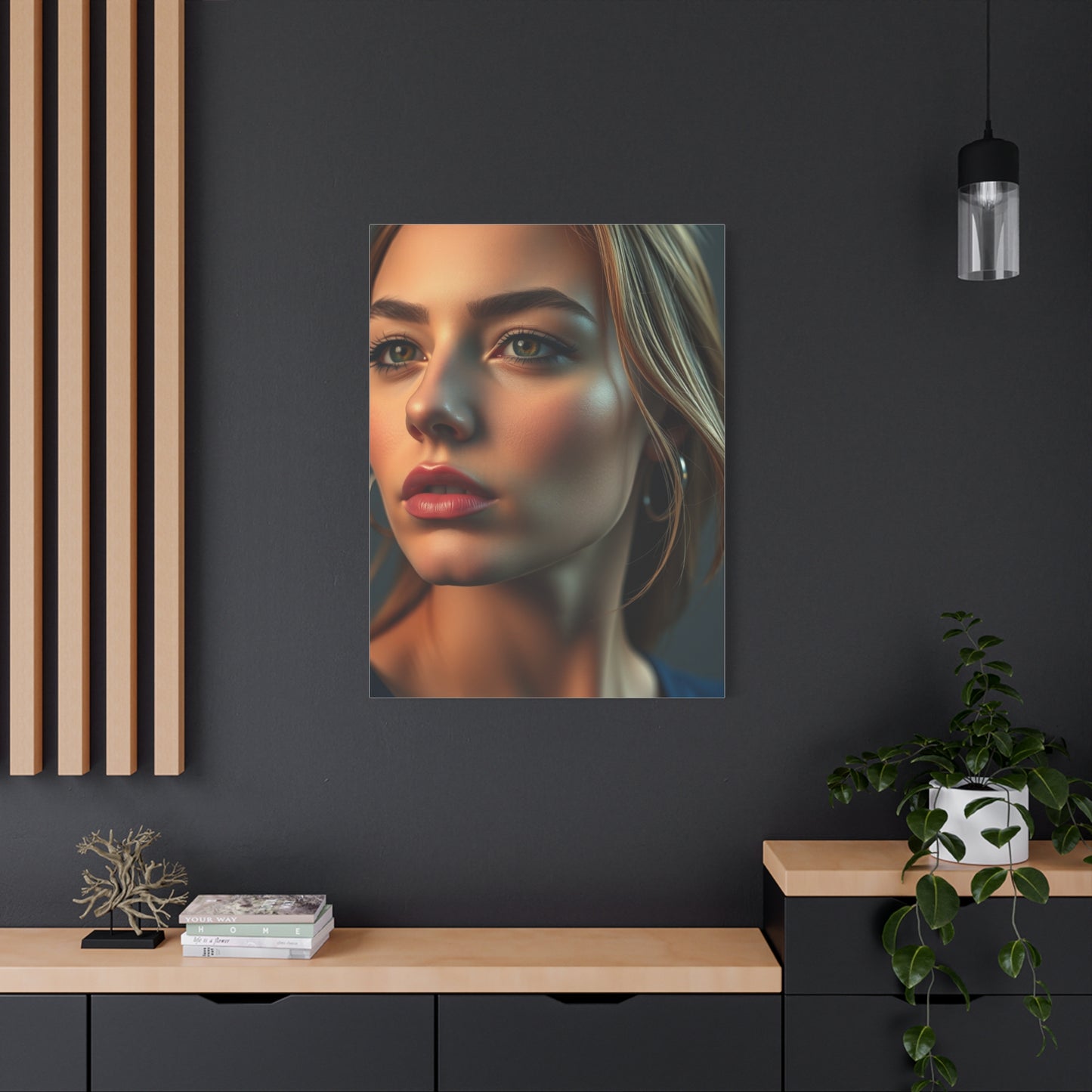 Azure Serenity Canvas Wall Art & Canvas Print