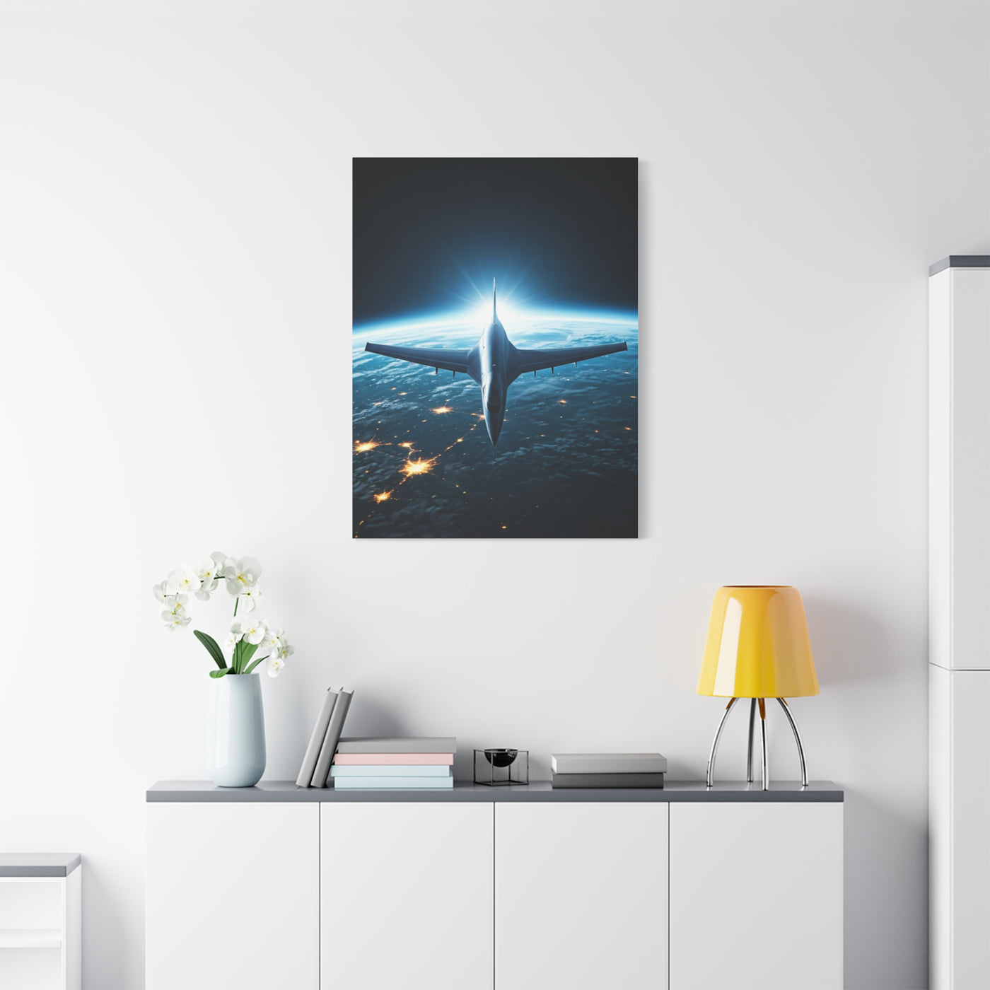 Space Edge Flight Perspective Wall Art & Canvas Prints