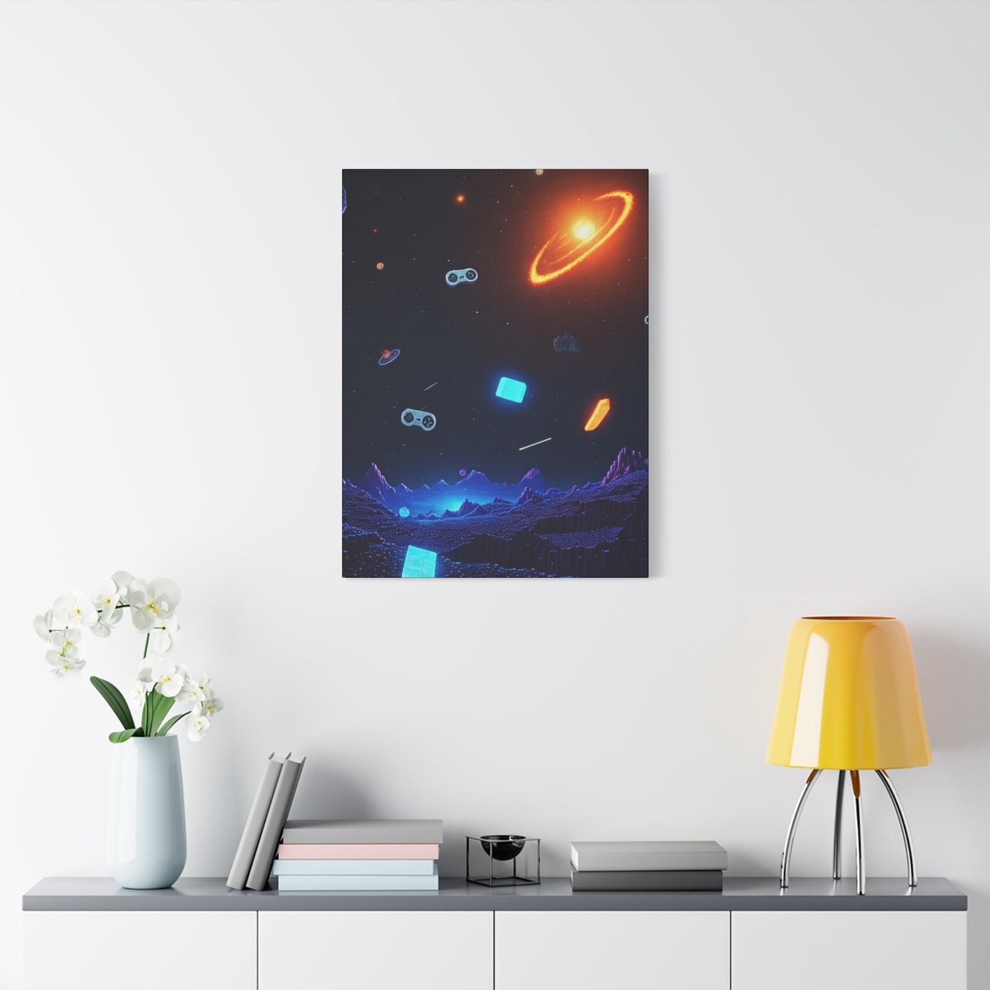 Cosmic Gaming Universe Wall Art & Canvas Prints
