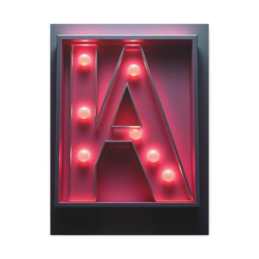 Luxury A Alphabet & Letter Art Collection Wall Art & Canvas Print