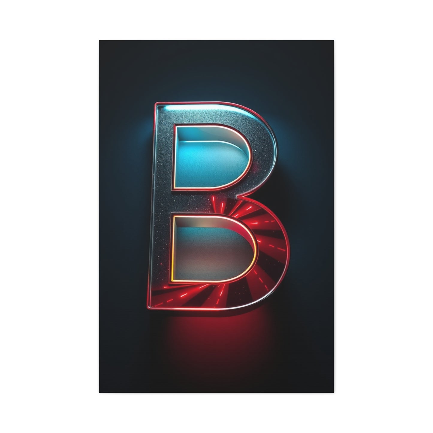 Alphabet & Letter Art Luxury Canvas Wall Art & Canvas Print