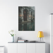 Venetian Palace Canal Entrance Wall Art & Canvas Print