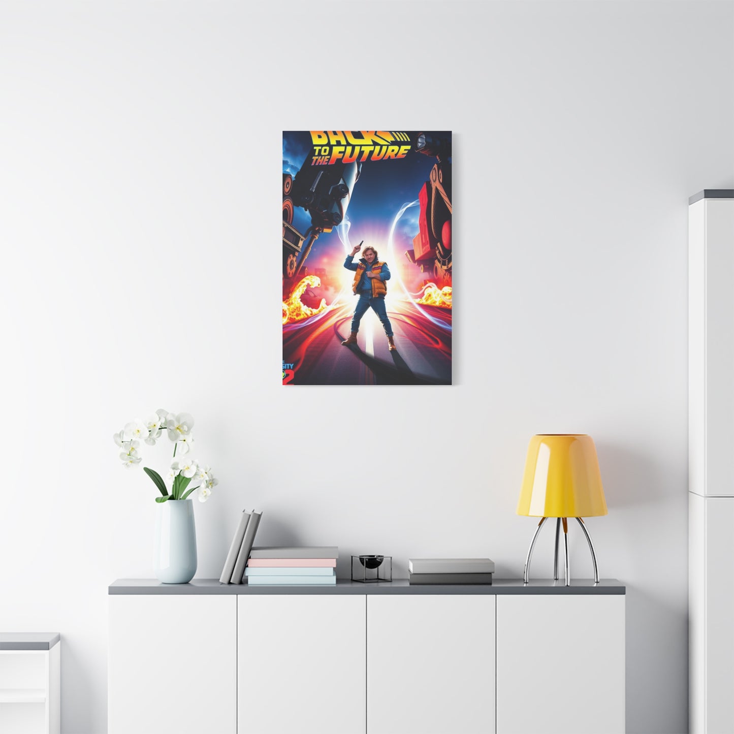 Back to the Future Art Luxury Canvas Wall Art & Canvas Print
