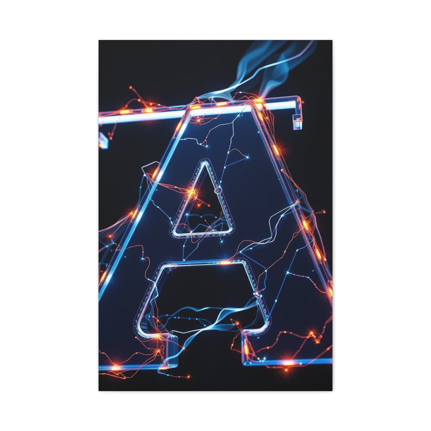 Supreme A Alphabet & Letter Art Collection Wall Art & Canvas Print