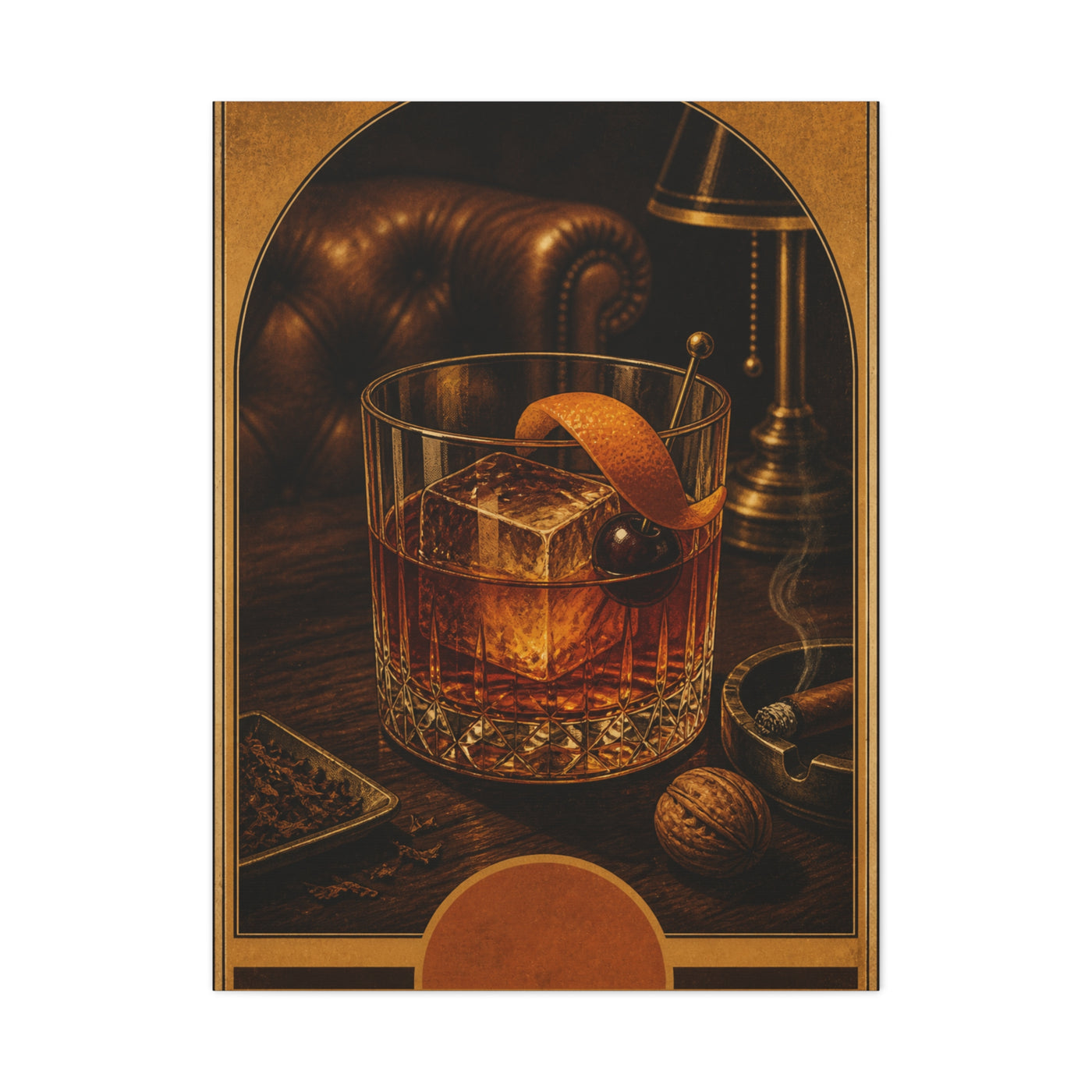 Old Fashioned Gentleman’s Club Poster Wall Art & Canvas Print