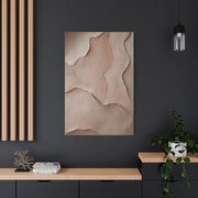 Wabi-Sabi Pink Blush Plaster Texture Wall Art & Canvas Print