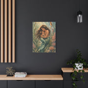 Mother and Child Mermaid Embrace Wall Art & Canvas Print